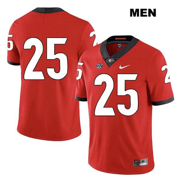 Georgia Bulldogs Men's Quay Walker #25 NCAA No Name Legend Authentic Red Nike Stitched College Football Jersey BIG5756WA